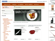 Tablet Screenshot of barkonyhakellek.hu